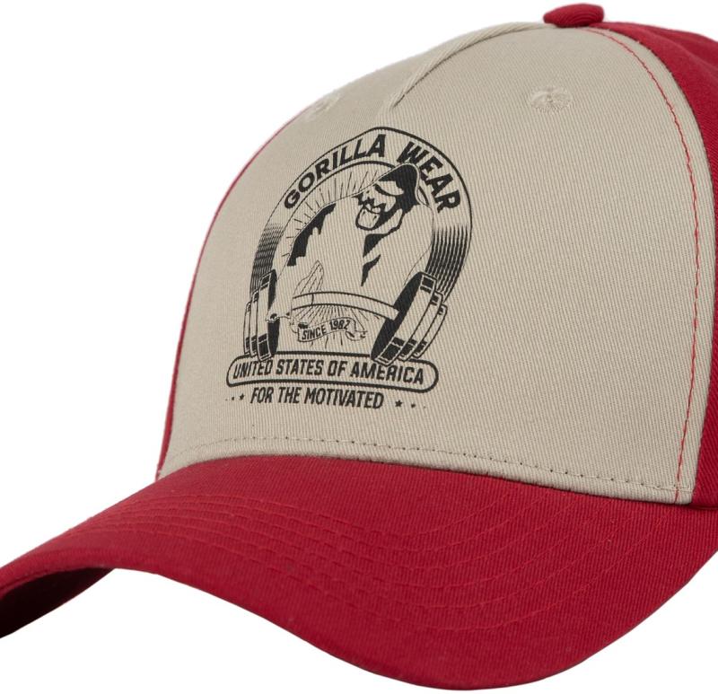 Gorilla Wear Бейсболка Buckley Cap - Red/Beige Gorilla Wear Бейсболка Buckley Cap - Red/Beige