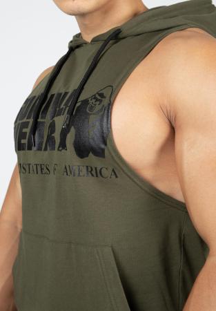Gorilla Wear Безрукавка Rogers Hooded Tank Top Army Green
