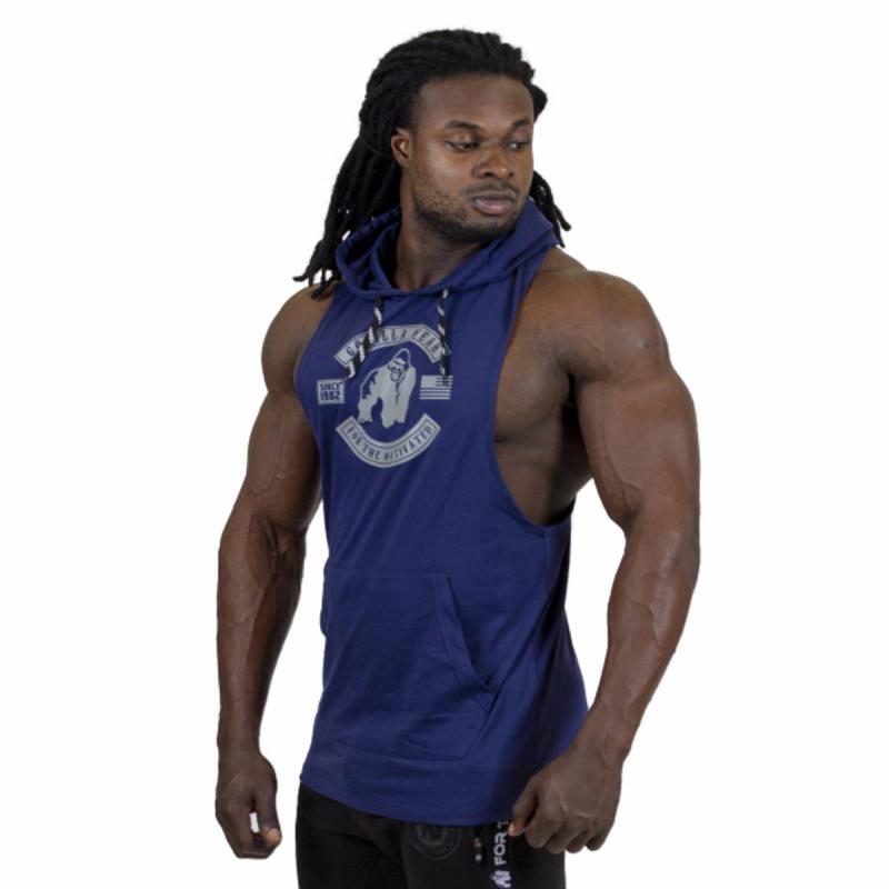 Gorilla Wear Безрукавка Lawrence Hooded Tank Top Navy