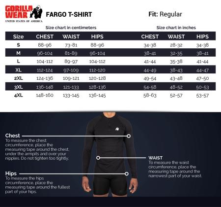 Gorilla Wear Футболка Fargo T-Shirt Gray