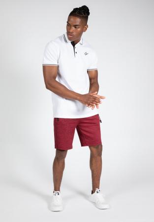 Gorilla Wear Футболка Delano Polo White/Black