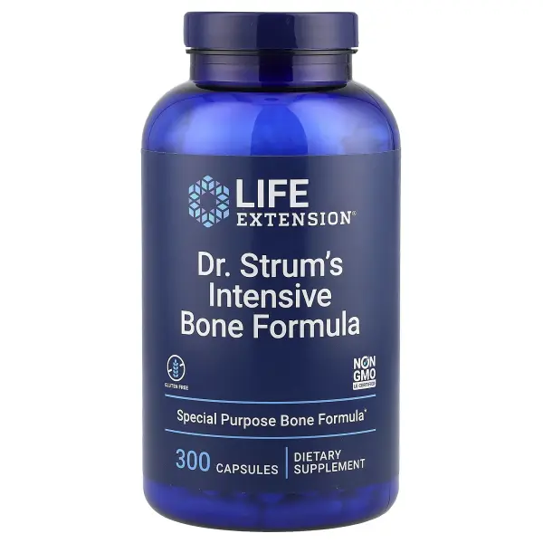 Life Extension, Доктор Strum's Intensive Bone Formula, средство для здоровья костей, 300 капсул