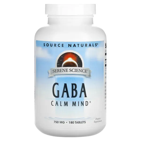 Source Naturals, GABA Calm Mind, , 750 , 180 