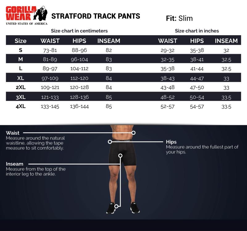 Gorilla Wear Штаны Stratford Track Pants Black