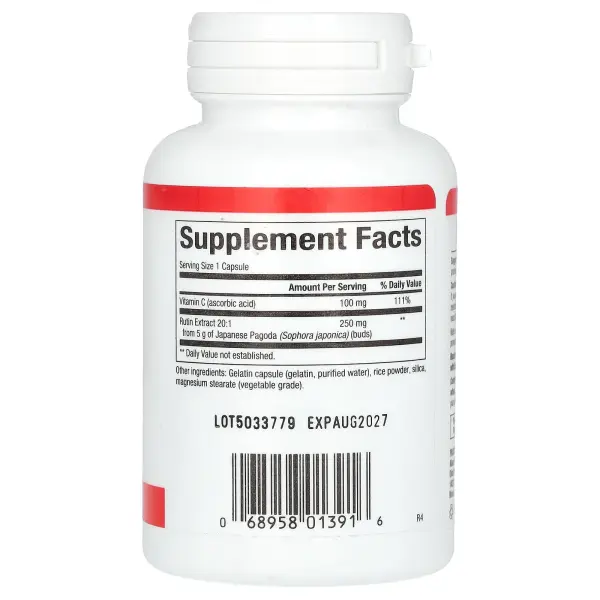 Natural Factors Рутин, 250 мг 90 капсул