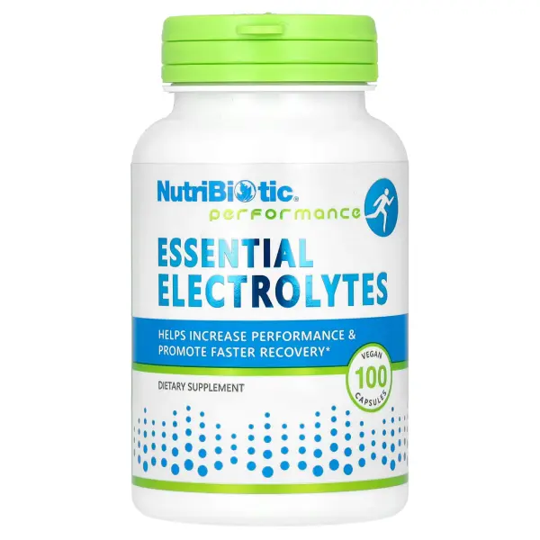 NutriBiotic, Основные электролиты, 100 веганских капсул