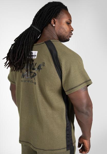 Gorilla Wear  Augustine Old School Out Top Army Green