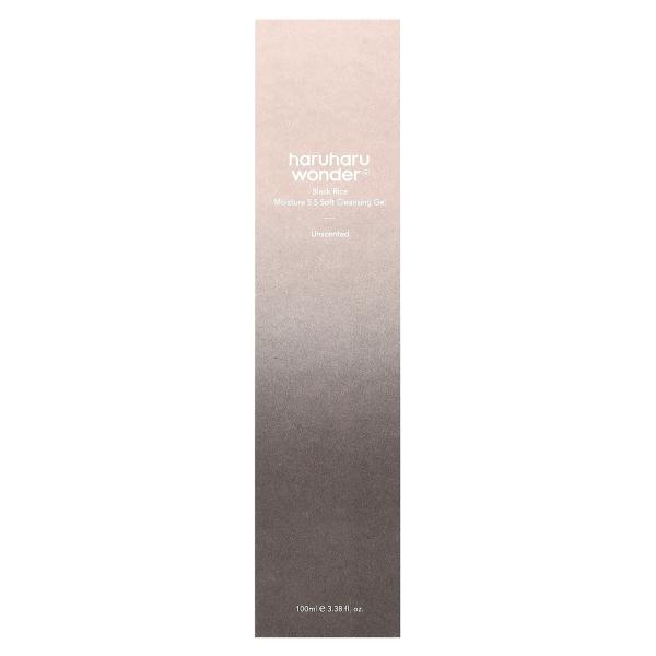 Haruharu, Wonder, Black Rice Moisture 5.5, мягкий очищающий гель, без запаха, 100 мл (3,38 жидк. унц