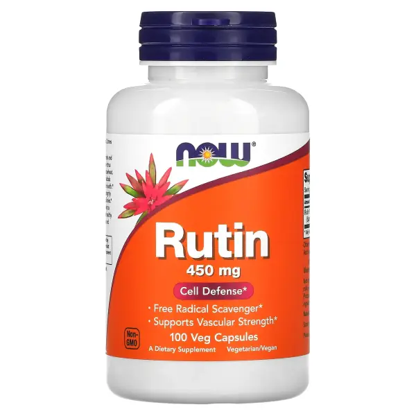 NOW Foods Рутин 450 мг 100 растительных капсул