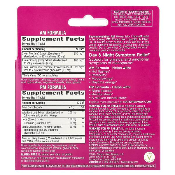 Nature's Way, AM / PM Menopause Formula ™, 60 таблеток – оригинальная продукция AthleticFuel