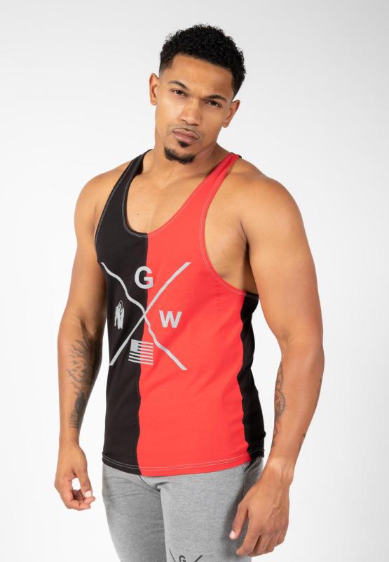 Gorilla Wear Майка Sterling Stringer Tank Top Black/Red