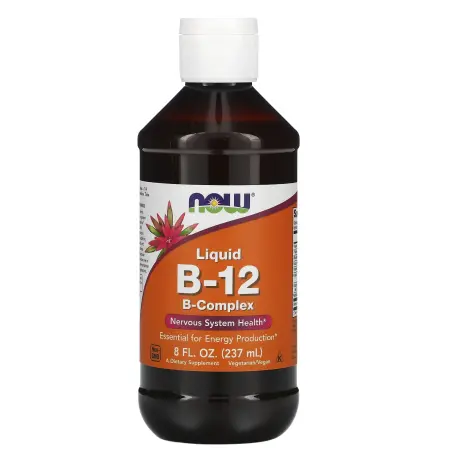 NOW Foods Витамин B12 Жидкий комплекс витамина B 237 мл