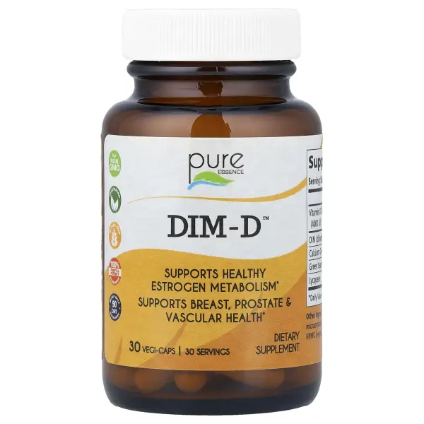 Pure Essence, DIM-D, 30 вегетарианских капсул