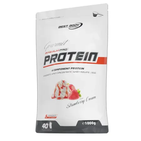 Best Body Gourmet Premium Pro Protein 1000 г (Клубника со сливками)