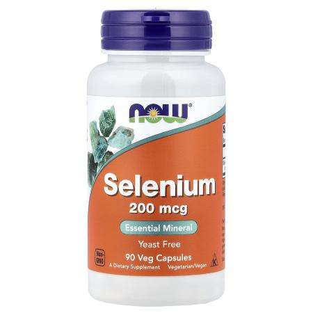 NOW Foods Селен 200 мкг 90 капсул – оригинальная продукция AthleticFuel