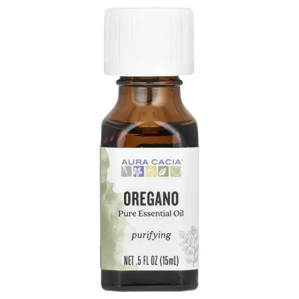 Aura Cacia чистое эфирное масло орегано15 мл (0,5 жидк. унции)