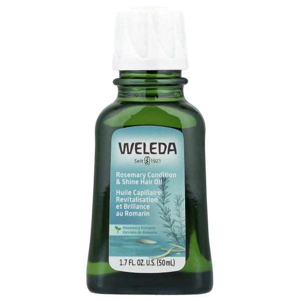 Weleda, масло для волос, улучшение состояния и блеск, с экстрактом розмарина, 50 мл (1,7 жидк. унции