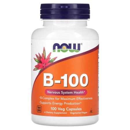 NOW Foods B-100 100 растительных капсул