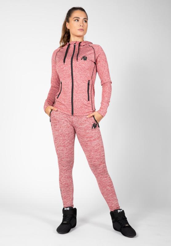 Gorilla Wear Женская кофта Shawnee Zipped Hoodie Mixed Red