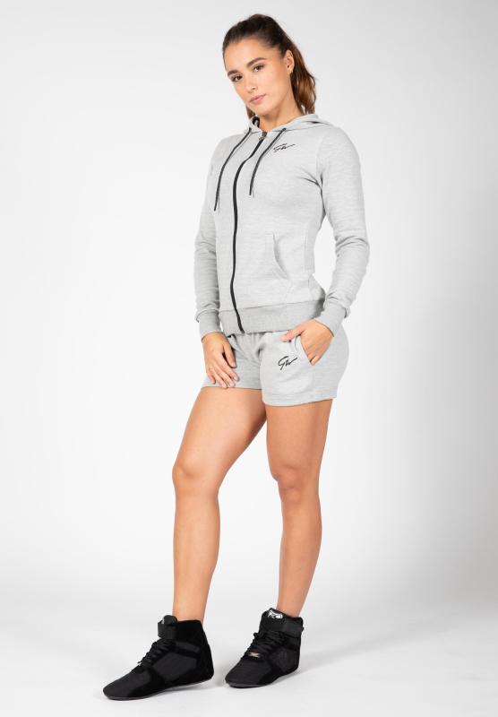 Gorilla Wear Женская кофта Pixley Zipped Hoodie Gray