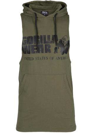 Gorilla Wear Безрукавка Rogers Hooded Tank Top Army Green