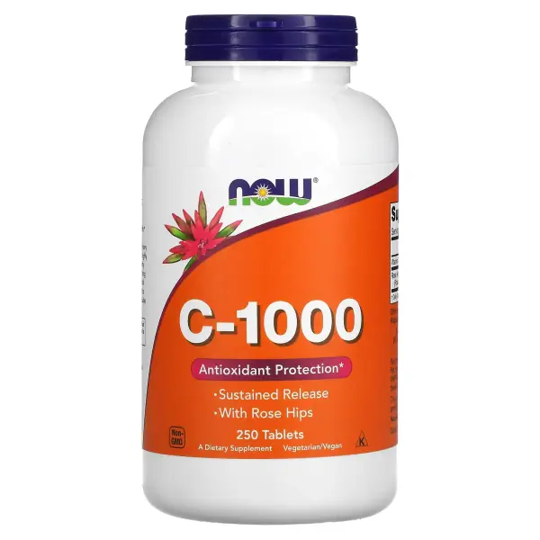 NOW Foods Витамин C-1000 250 таблеток