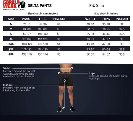 Gorilla Wear Штаны Delta Pants Black