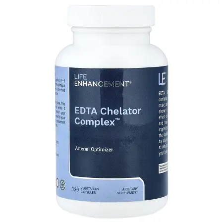 Life Enhancement, EDTA Chelator Complex, 120 вегетарианских капсул – оригинальная продукция AthleticFuel