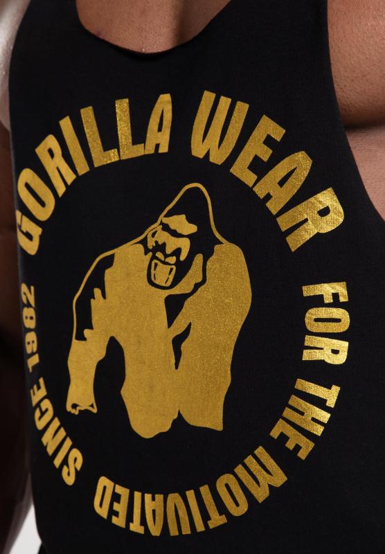Gorilla Wear Майка Melrose Stringer - Black/Gold