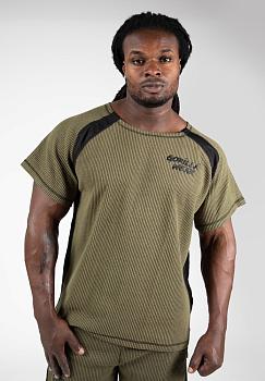 Gorilla Wear Футболка Augustine Old School Workout Top Army Green Gorilla Wear Футболка Augustine Old School Workout Top Army Green