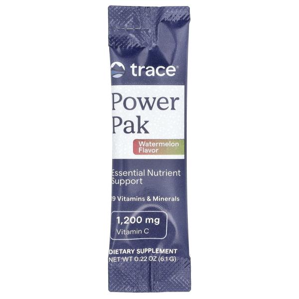 Trace, Power Pak, арбуз, 30 пакетиков в стиках по 6,1 г (0,22 унции)