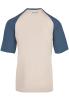 Gorilla Wear Футболка Logan Oversized T-Shirt Beige/Blue