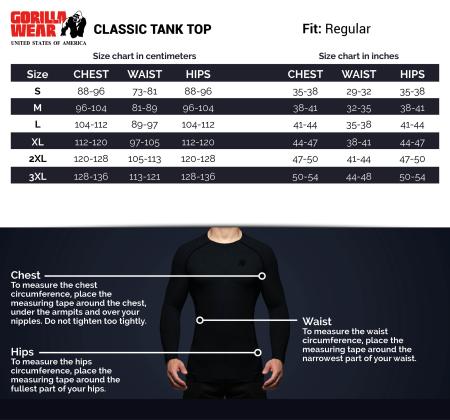 Gorilla Wear Майка Classic Tank Top Black