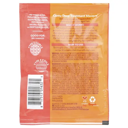 Cantu, Масло ши для натуральных волос, Маска для глубокого ухода за волосами, 1,75 унции (50 г)