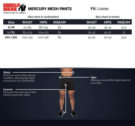 Gorilla Wear Штаны Mercury Mesh Pants Army Green/Black
