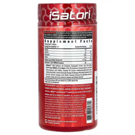 Isatori, Ultra CLA + омега, 90 мягких таблеток – оригинальная продукция AthleticFuel