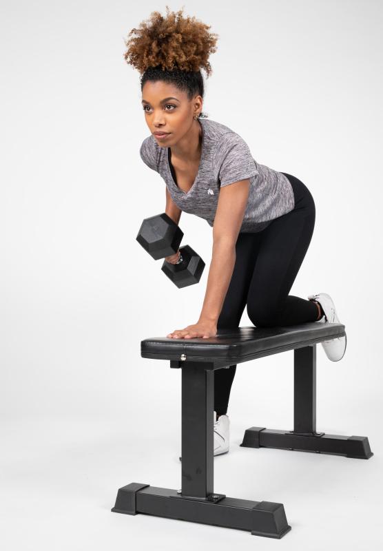 Gorilla Wear Женская футболка Elmira V-Neck T-Shirt - Gray Melange