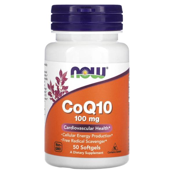 NOW Foods Коэнзим Q10 100 мг 50 капсул