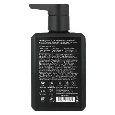 Blackwood For Men, Active Man, кондиционер для ежедневного использования, гвоздика, женьшень и японс