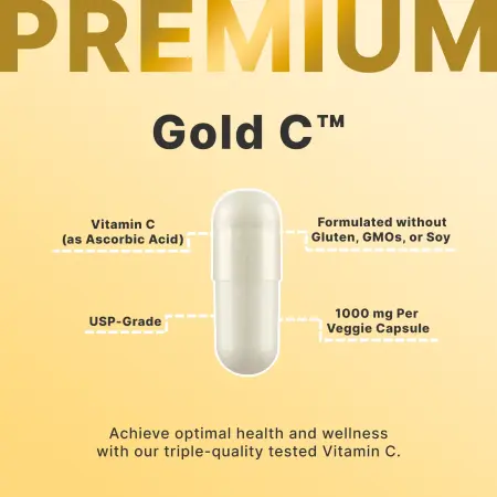California Gold Nutrition, Gold C, витамин C класса USP, 1000 мг, 60 вегетарианских капсул – оригинальная продукция AthleticFuel