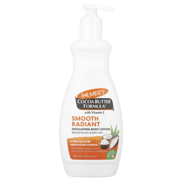 Palmer's, Cocoa Butter Formula® с витамином E, отшелушивающий лосьон для тела, свежесть цитруса, 400