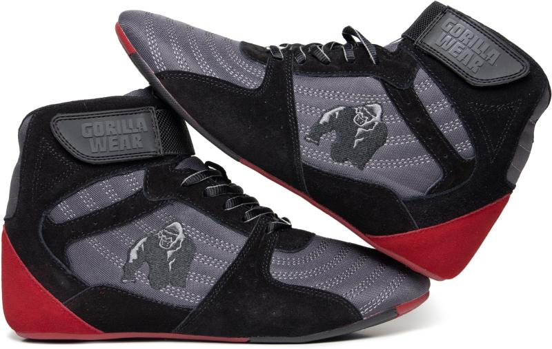 Gorilla Wear кроссовки Perry High Tops Pro Gray/Black/Red