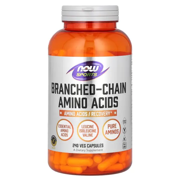 Now Foods, Sports, аминокислоты с разветвленными цепями, 240 капсул