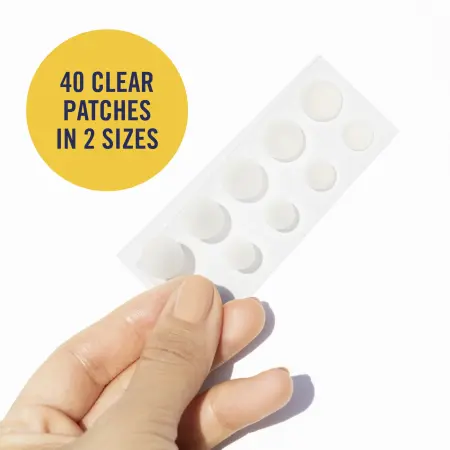 PanOxyl, Ночные точечные пластыри, 40 прозрачных пластырей