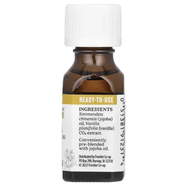 Aura Cacia, Чистое эфирное масло жожоба, ваниль, 15 мл (0,5 жидк. унц.) Aura Cacia, Чистое эфирное масло жожоба, ваниль, 15 мл (0,5 жидк. унц.)