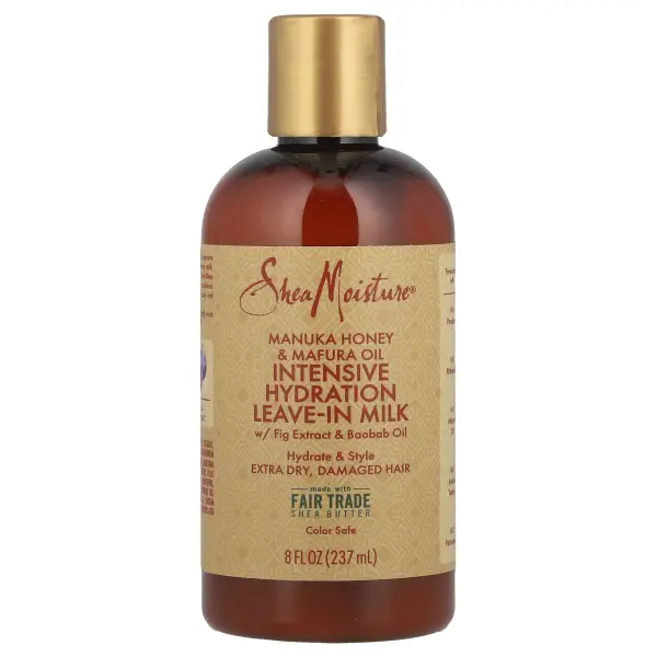 SheaMoisture Несмываемое молочко для интенсивного увлажнения с экстрактом инжира и маслом баобаба