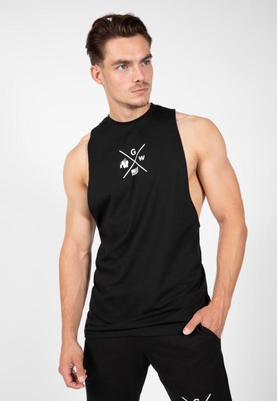 Gorilla Wear Безрукавка Cisco Drop Armhole Tank Top Black/White