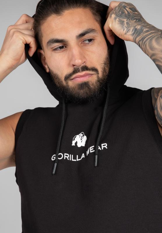 Gorilla Wear Безрукавка Lincoln Sleeveless Hoodie Black