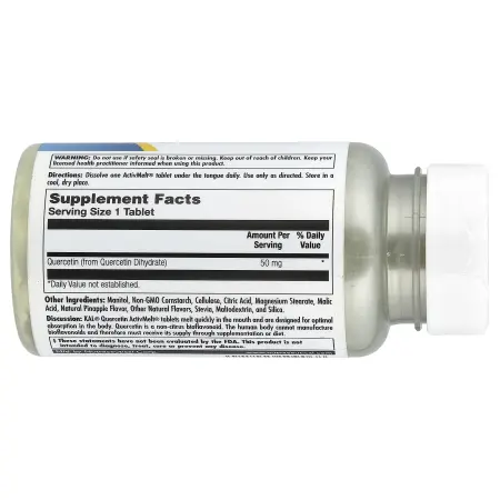 KAL, кверцетин, ананас, 50 мг, 90 микротаблеток – оригинальная продукция AthleticFuel