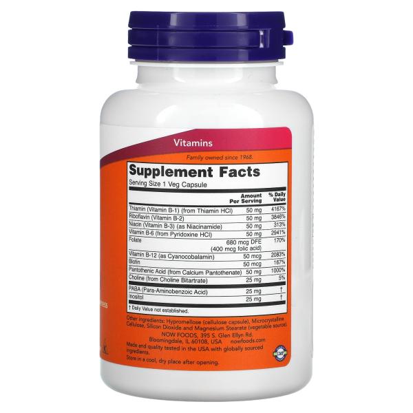 NOW Foods B-50 100 капсул